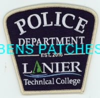 GEORGIA,LANIER TECHNICAL COLLEGE POLICE 2 GOT IN PERSON